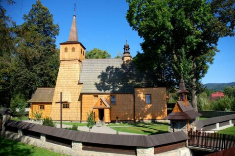 Łopuszna - kościółek drewniany_1